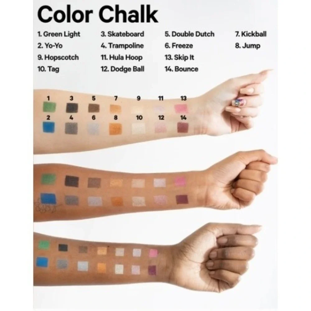Milk Makeup Color Chalk 4-Pack Skateboard Trampoline Skip‎ It Hopscotch NEW